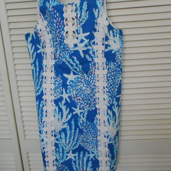 Lilly Pulitzer Dresses & Skirts - lilly Pulitzer  reef print dress size 14